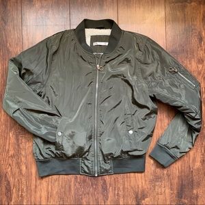 Women’s Green Bomber Jacket